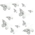 thumbnail image 2 of Clearance!TAKTUK Wall Art,12Pcs 3D LaserButterfly Wall Decorations 3 Sizes 6Styles 4 Coloer Butterfly Party Decorations Birthday Decorations Butterflies for,Wall Decor Living Room,Home Decor, 2 of 8