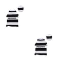 thumbnail image 4 of Advancent Disfraz de prisionero para mascotas con sombrero Patrón de rayas de Halloween Uniforme Perro resistente al desgaste Ropa de manga corta a rayas S 2piezas Advancent CBP544394, 4 of 5