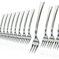 thumbnail image 6 of Crown Display Plastic Mini Forks Silver Plastic Tasting Forks - 100 Count, 6 of 11