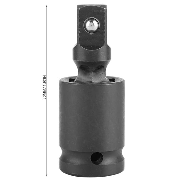 Molybdenum Steel Pneumatic Wrench Universal Joint, 1 or 2 in, 100% , , Strong Torsion, Impact , Surface Polishing Phosphating Treatment, Simple