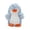 Light Blue, variant on Brown Penguin Chenille Hand Towel, Cute Absorbent Towel for Home Use