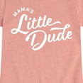 thumbnail image 3 of Instant Message - Script Mamas Little Dude - Toddler & Youth Girls Short Sleeve Graphic T-Shirt, 3 of 6