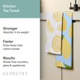 thumbnail image 2 of GEOMETRY Tea Towels &ndash; Spring & Summer Collection &ndash; Quick-Dry, Ultra-Absorbent, Reusable Microfiber Kitchen Towels fo, 2 of 9