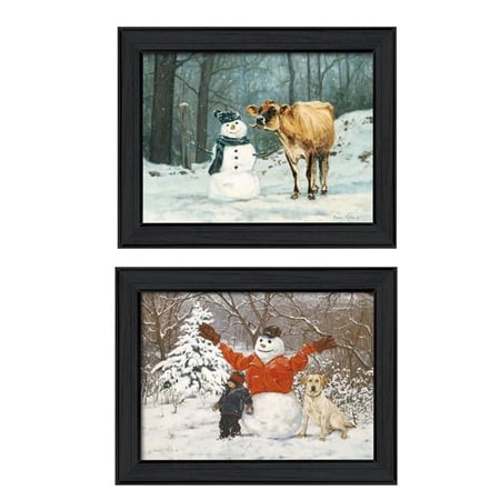 HomeRoots 405775 Rectangle Paper Wall Art - Set of 2