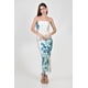 thumbnail image 5 of Vestido midi Strapless Floral Roman Fashion /Juvenil, 5758 (Hueso) crema CH, 5 of 5