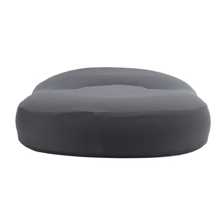 M Buder Memory Foam Pillow Detachable Round Hole Ergonomic Neck Support Pillow for Sleeping, Washable Breathable Neck Pillow for Adult Travel and Home Use, Dark Gray, Oversized 25.19 inches