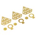 thumbnail image 4 of Confeti de boda Jadeshay con forma de anillo de diamantes 30 g, 4 of 8