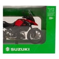 thumbnail image 4 of Motocicleta Maisto Suzuki Escala 1:12 Negro con Rojo, 4 of 4