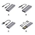 thumbnail image 2 of Wweixi M2 Ssd Case For Hard Disk Size Supported Tool Free Installation Easy To Use Alloy Ssd External Case Ssd Enclosure C-C line, 2 of 6