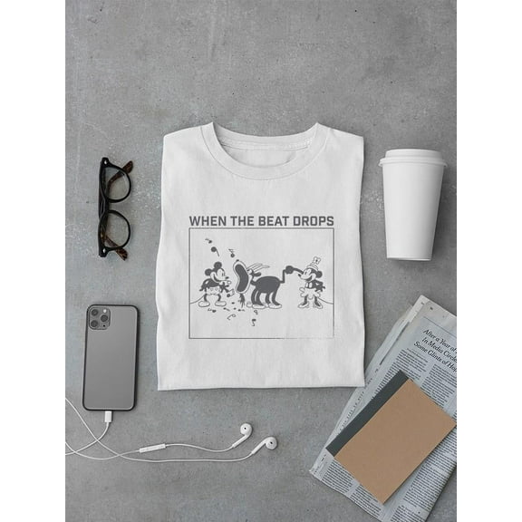 When The Beat Drops T-shirt Men's -SmartPrintsInk Designs