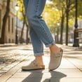 thumbnail image 5 of Ecetana Women's Suede Clogs & Mules Cork Footbed Slip On Leather Mules with Arch Support, 5 of 8