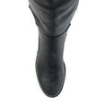 thumbnail image 5 of Journee Womens Carly Stacked Heel Riding Boots, 5 of 10