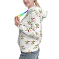 thumbnail image 2 of Fotbe Mardi Gras Carnival1 Pattern Womens Long Sleeve Hoodie, Pullover Hooded Sweatshirt, Kangaroo Pocket Hoodie with Eye-catching Drawstrings-X-Large, 2 of 7