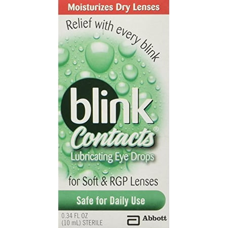 2 Pack - Blink Contacts gouttes lubrifiantes yeux 10 ml Chaque