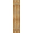 thumbnail image 5 of 10 3/4"W x 50"H TimberCraft Two 5 3/8" Boards Joined Board-n-Batten Shutters, Rough Sawn Western Red Cedar (Per Pair), 5 of 13