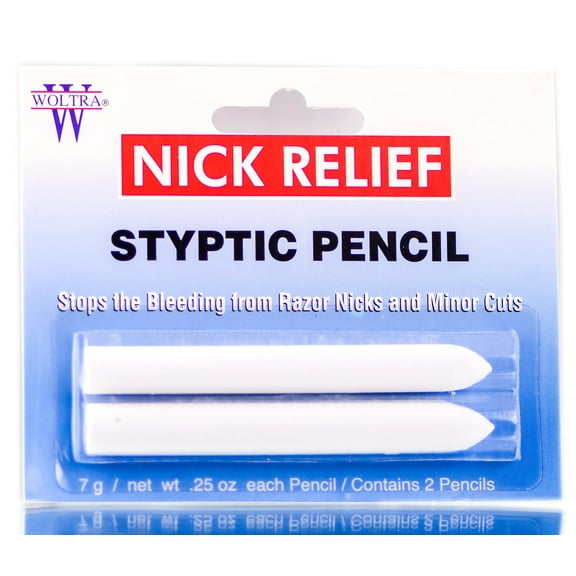 Woltra Nick Relief Styptic Pencil, 2 ea