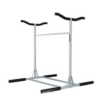 Sparehand Double-Sided Freestanding Triple Storage Rack for 3 Kayaks Or Sups, tools-Free Assembly, Pebble Silver Finish