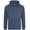 AIRFORCE BLUE, variant on Men's Midweight College Hooded Sweatshirt - STEEL GREY - S