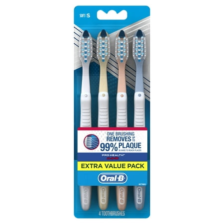 Oral-B Pro-Health All-in-One Manual Toothbrush, Soft, 4 (Best Manual Toothbrush 2019)