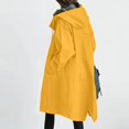 thumbnail image 5 of Baberdicy Women's Mid-Length Trench Coat, Elegant Waist Tie Casual Windbreaker Jacket , Belted Trench Coat, Mid-Length Windbreaker, Casual Fall Jacket Yellow 3Xl, 5 of 5