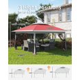 thumbnail image 2 of Yeshouse 12x12 Pop Up Gazebo tienda de lona al aire libre, Gazebo al aire libre con 4 bolsas de arena, niveles dobles y malla de malla para césped, jardín, Patio trasero y muebles de Patio, 2 of 9