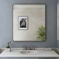 thumbnail image 2 of VIPLOOK Framed Wall Mounted Bathroom Vanity Mirror 48" * 36" - Black, 2 of 9