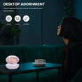 thumbnail image 2 of TABLZONE 1 Set Seashell Lamp Room Lamp Pink Synthetic Resin LED Lighting Table Light for Bedroom, 2 of 5