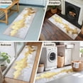 thumbnail image 6 of Hallway Runner Rug 2'x6', Gold Grey Long Non-slip Runner Rugs, Abstract Contemporary Square Graffiti Smear Art Outdoor Indoor Throw Floor Carpet Mat for Living Room/Bedroom/Kitchen/Office/Laundry, 6 of 9