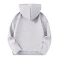 thumbnail image 3 of Kids' Hoodie Kangaroo Pocket Long Sleeve Casual Pullover Basic Comfortable Classic Solid Color Fall Top, 3 of 3