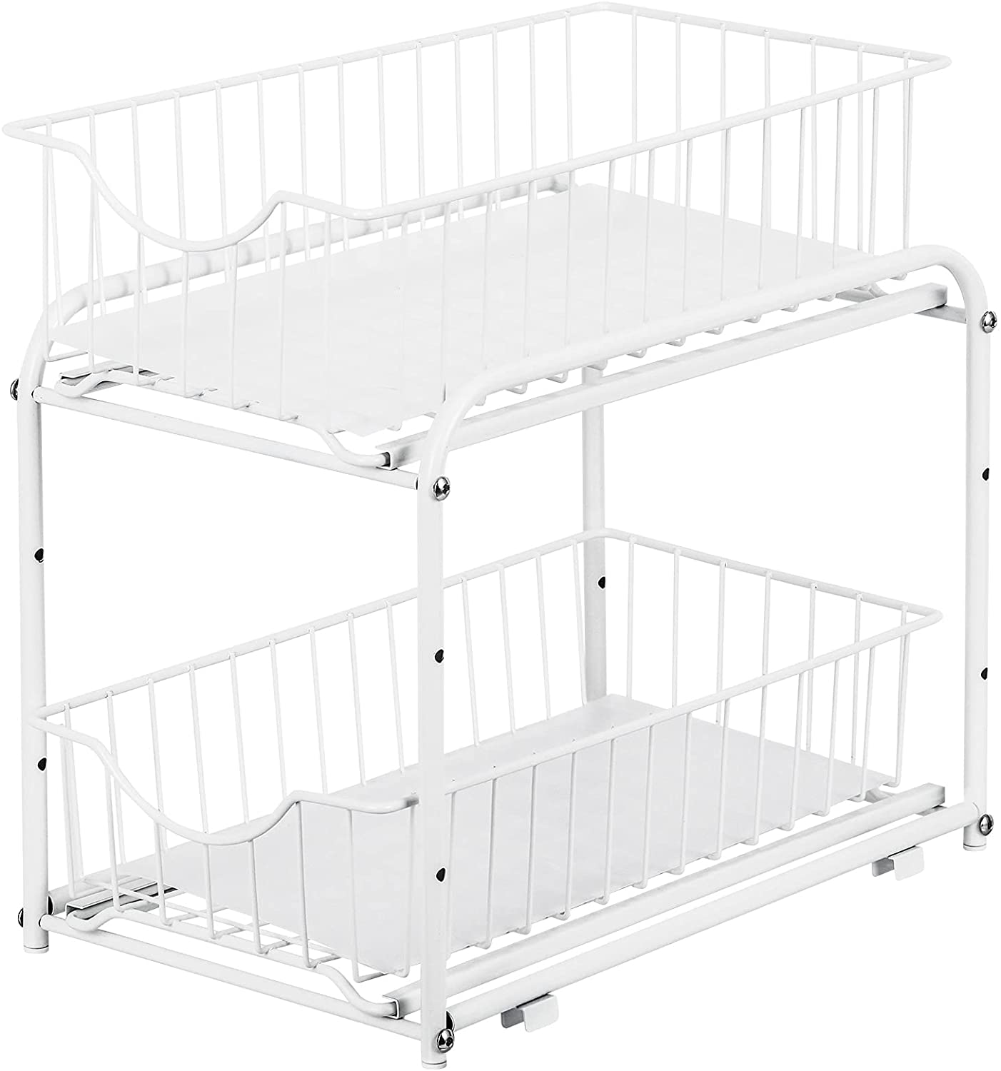 SlideOut Organizer With 2 Drawers, Shelf Organizer