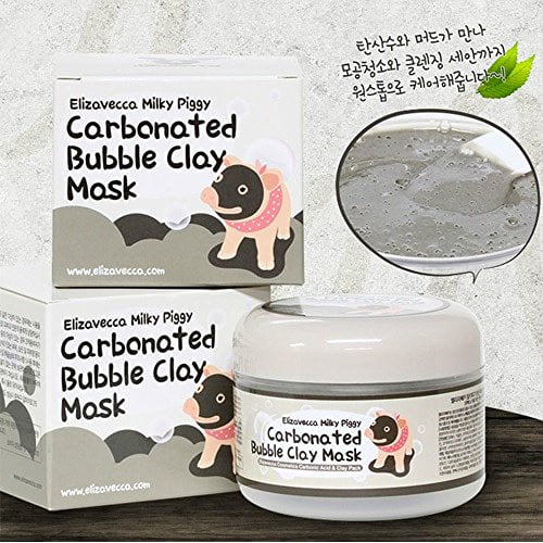 jaloezie Wees tevreden doorgaan met Elizavecca Milky Piggy Carbonated Bubble Clay Mask - Walmart.com