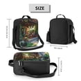 thumbnail image 2 of Pofeuu Charming Garden Patio Print Lunch Bag Women Insulated Lunch Box Reusable Leakproof Large Spacious Cooler Tote for Women Men, 2 of 7