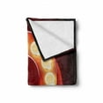 thumbnail image 2 of Letter D Soft Flannel Fleece Throw Blanket, D with Electricity Theme Old Fashioned Cinema Theater Show, Cozy Plush for Indoor and Outdoor Use, 50" x 60", Vermilion Yellow Black, by Ambesonne, 2 of 6