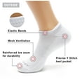 MONFOOT Women's and Men's Athletic Cushioned Heel Tab Ankle Socks, 10