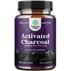 Activated Charcoal Capsules - Pure Activated Carbon Detox Capsules for Bloating Relief and - Active Charcoal - Capsules for Gas Relief Gut Health and Stomach Relief – 120 count