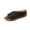 Navy, variant on Wine Girls Solid Color Fish Mouth Wedge Slippers Thick Bottom Beach Summer Casual Footwear