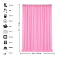 thumbnail image 2 of 1Pc Elastic Chiffon Outdoor Drapery for Wedding Decoration Stage Background Cloth Gauze Curtain, 2 of 8
