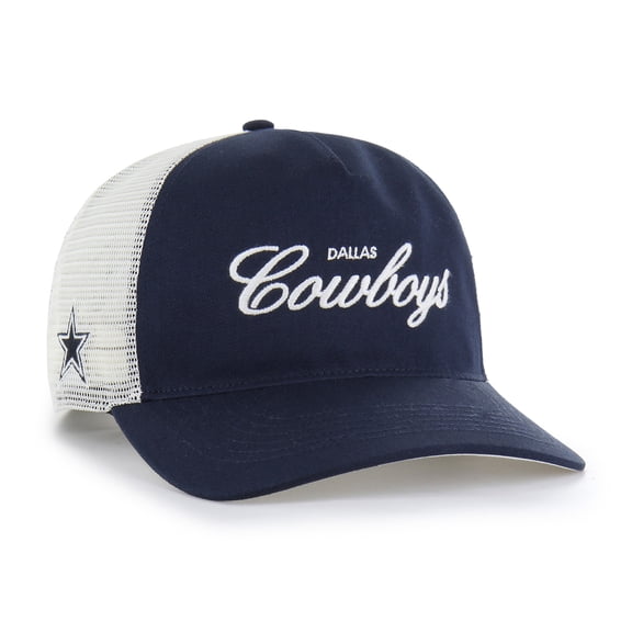 Men's-'47  Navy Dallas Cowboys Foundation Trucker Hitch Adjustable Hat