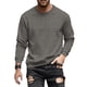 thumbnail image 4 of pstuiky camisas de manga larga para hombre, Sudadera deportiva informal de manga larga para hombre, color liso camisetas de hombre m, 4 of 4