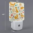 thumbnail image 2 of Sikiie Whimsical Fox Floral Garden Led Night Light, Warm White,Cool White Lights for Bathroom,Hallway,Bedroom, Kids Room-UK, 2 of 7