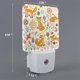 thumbnail image 2 of Fotbe Whimsical Fox Floral Garden Luz Nocturna LED, Luz de Noche con Sensor de Luz Natural de Anochecer a Amanecer, Se Enchufa a la Pared, Blanco Cálido 0.5W-EU, 2 of 7