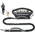 thumbnail image 1 of Laisse pour Chien Mains Libres pour Course, Marche, Jogging, Entraînement, Randonnée, Laisse de Taille Rétractable à Élastique pour Chiens de Taille Moyenne à Grande, Ceinture de Taille Ajustable, 1 of 7