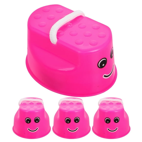 EeaseMX 4 piezas de juguetes con zancos para entrenamiento sensorial, equipo para niños, juegos al aire libre, educación temprana, juguetes para desarrollar el equilibrio.
