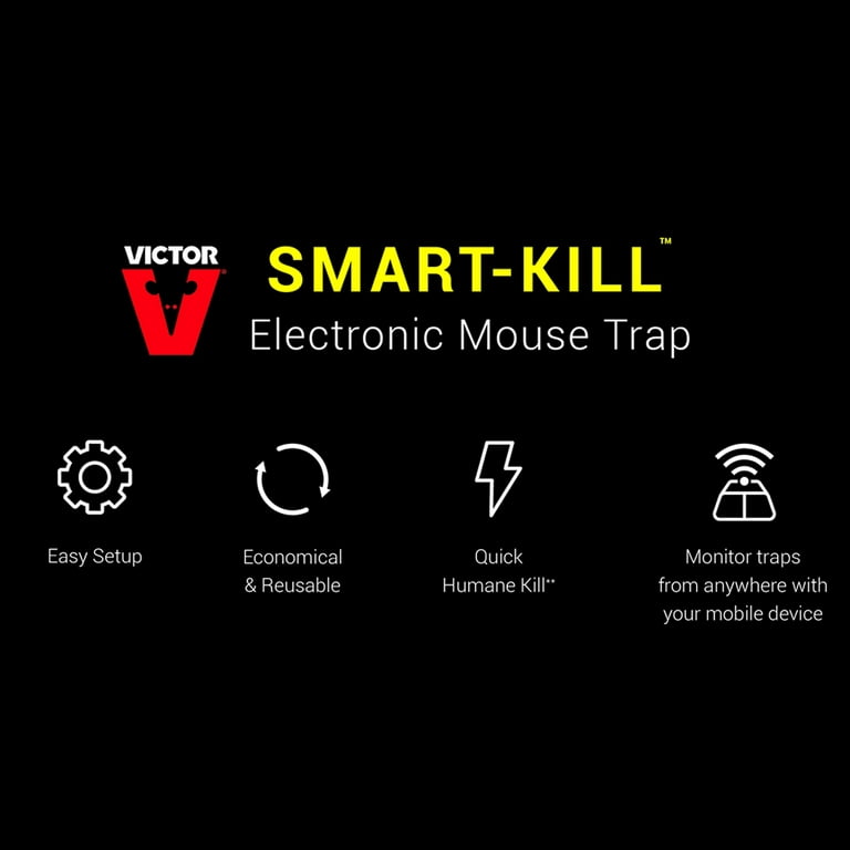 Victor SmartKill Electronic Wi-Fi, Mouse Trap, Electric trap, manufactured  from Plastic