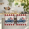 thumbnail image 4 of Independence Day Kitchen Towels Set of 3, 4th of July Truck Star Flag Blue Red Absorbent Dish Towels for Kitchen, Microfiber Hand Towel, Quick Drying Tea Towel for Cleaning Decorative Dishcloths, 4 of 7
