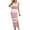 Hot Pink, variant on 2 Piece Sets for Women Crochet Beach Cover Up Set Knit Square Neck Short Sleeve Crop Top Bodycon Long Skirt Tow Piece Outfits