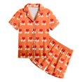 thumbnail image 5 of Luvoko Child Children DIY Anniversary Print Pajama Set Short Sleeve Button Up Top And Shorts, 5 of 5