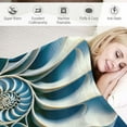 thumbnail image 3 of COMIO Nautilus seashell Blanket,Throw Blanket Gifts for Women Men in All Season Blanket for Bed/Couch/Sofa, 3 of 6