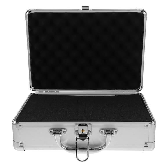 SEWOART Aluminum Alloy Briefcase with Sponge Insert Hard Storage Case for Secure Tool Storage