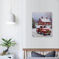 thumbnail image 3 of Nawypu Christmas Canvas Wall Art Prints and Christmas Tree Picture Winter Snow Scene for, 3 of 4